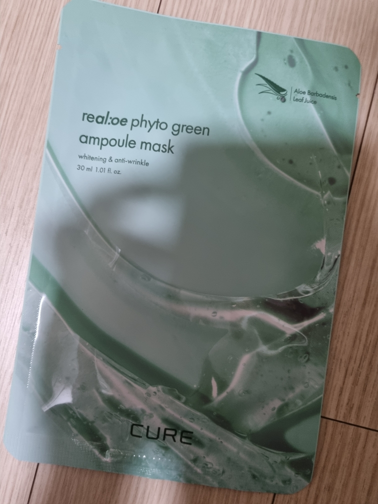 큐어 (CURE) 리 알로에 피토그린 앰플 마스크 review image