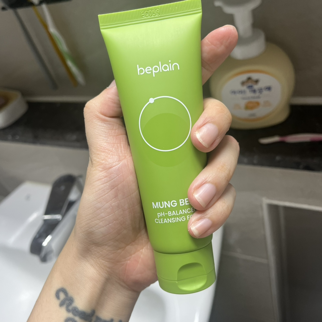 绿豆弱酸性洗面奶的真实用户使用照片