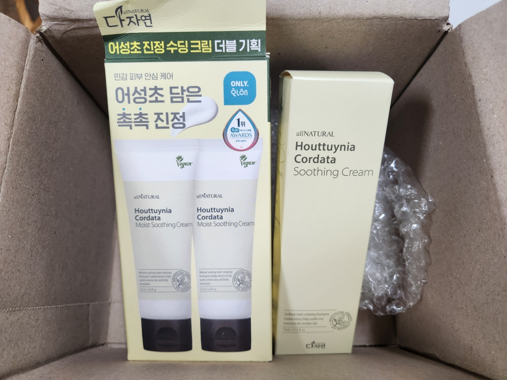 다자연 (allNATURAL) 어성초 진정 수딩 크림 review image