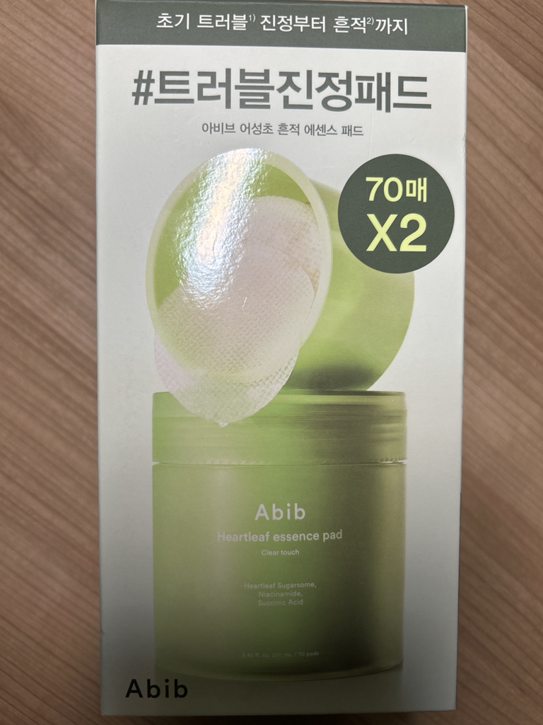 아비브 (Abib) 어성초 흔적 에센스 패드 클리어터치 review image