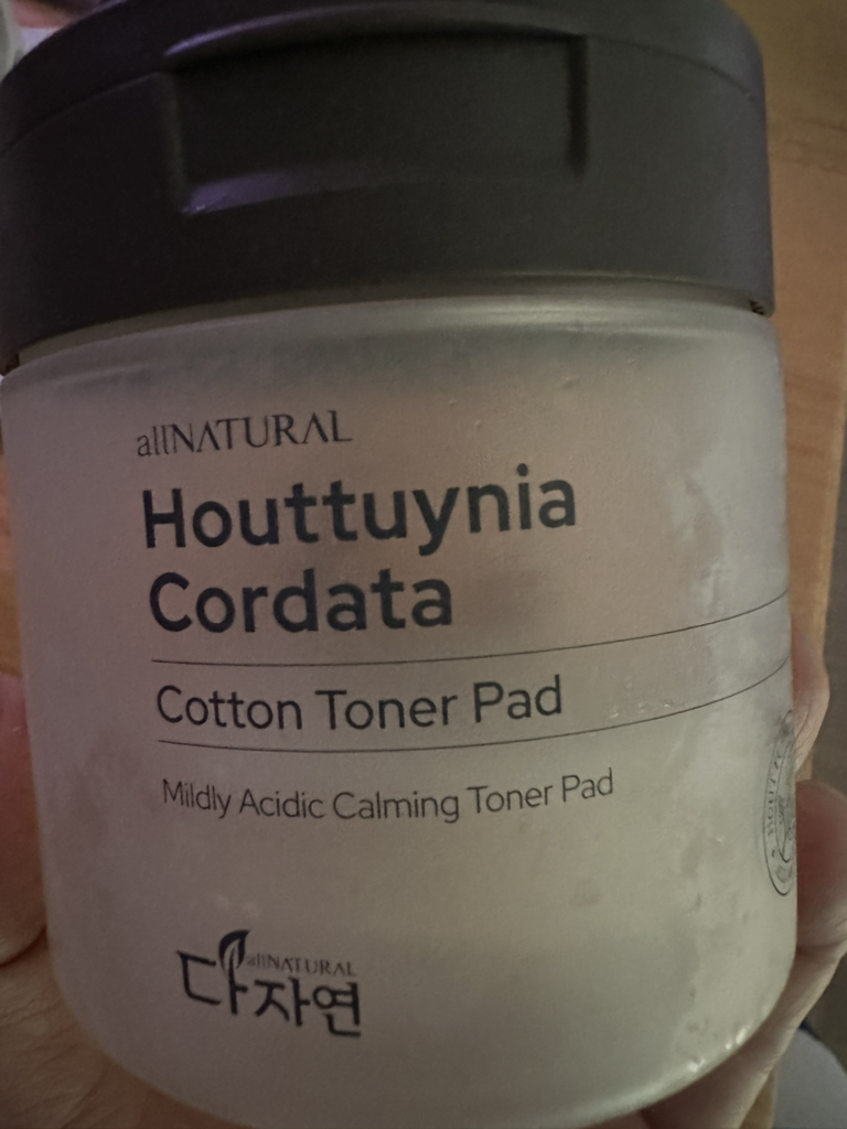 다자연 (allNATURAL) 어성초 목화솜 토너 패드 review image