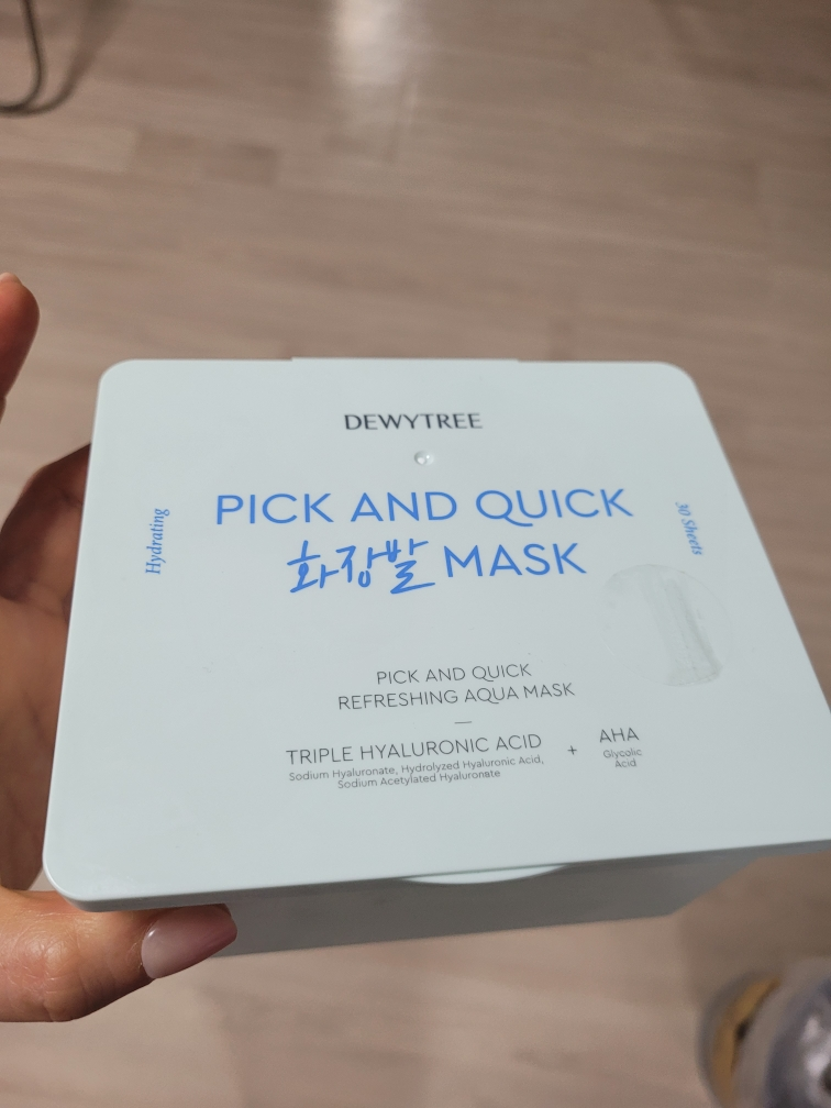 듀이트리 (DEWYTREE) 픽앤퀵 뽑아쓰는 마스크 [화장발] review image