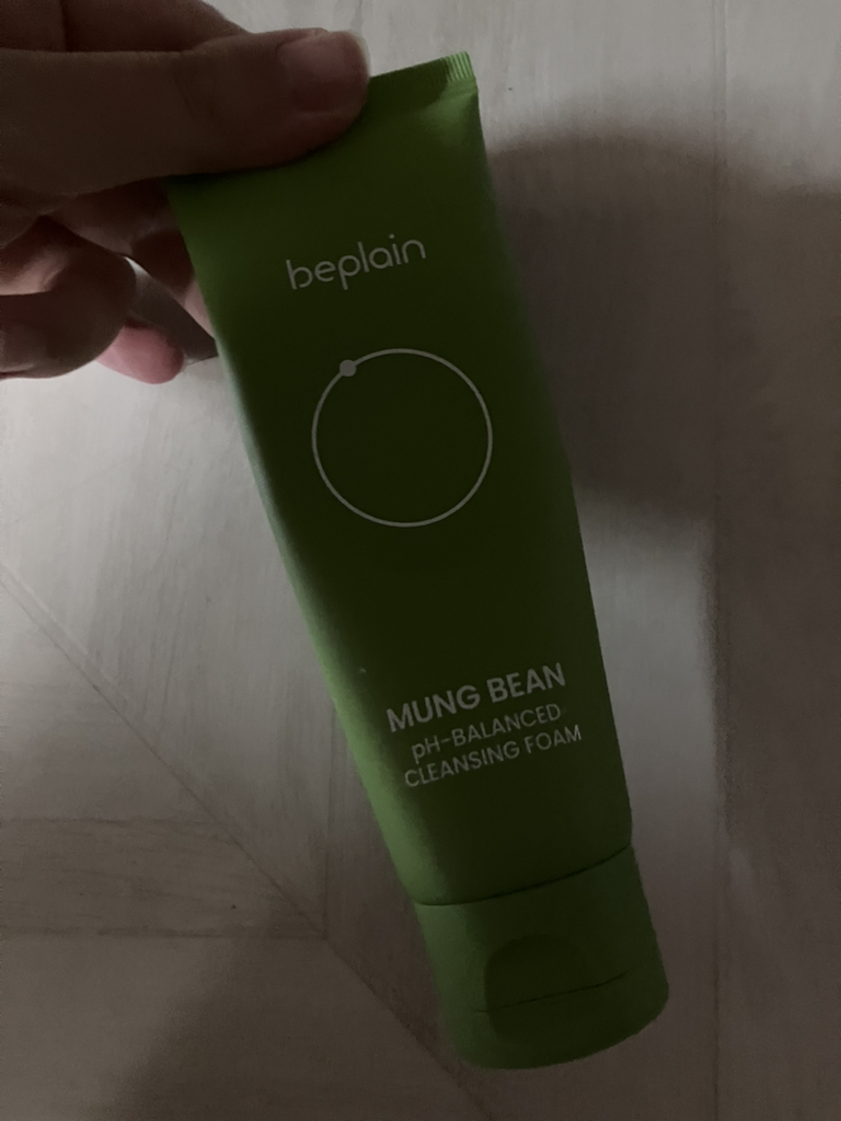 绿豆弱酸性洗面奶的真实用户使用照片
