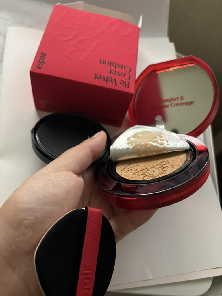 에스쁘아 (espoir) 프로테일러 비벨벳 커버 쿠션 뉴클래스 [SPF34/PA++] [23호 베이지] review image