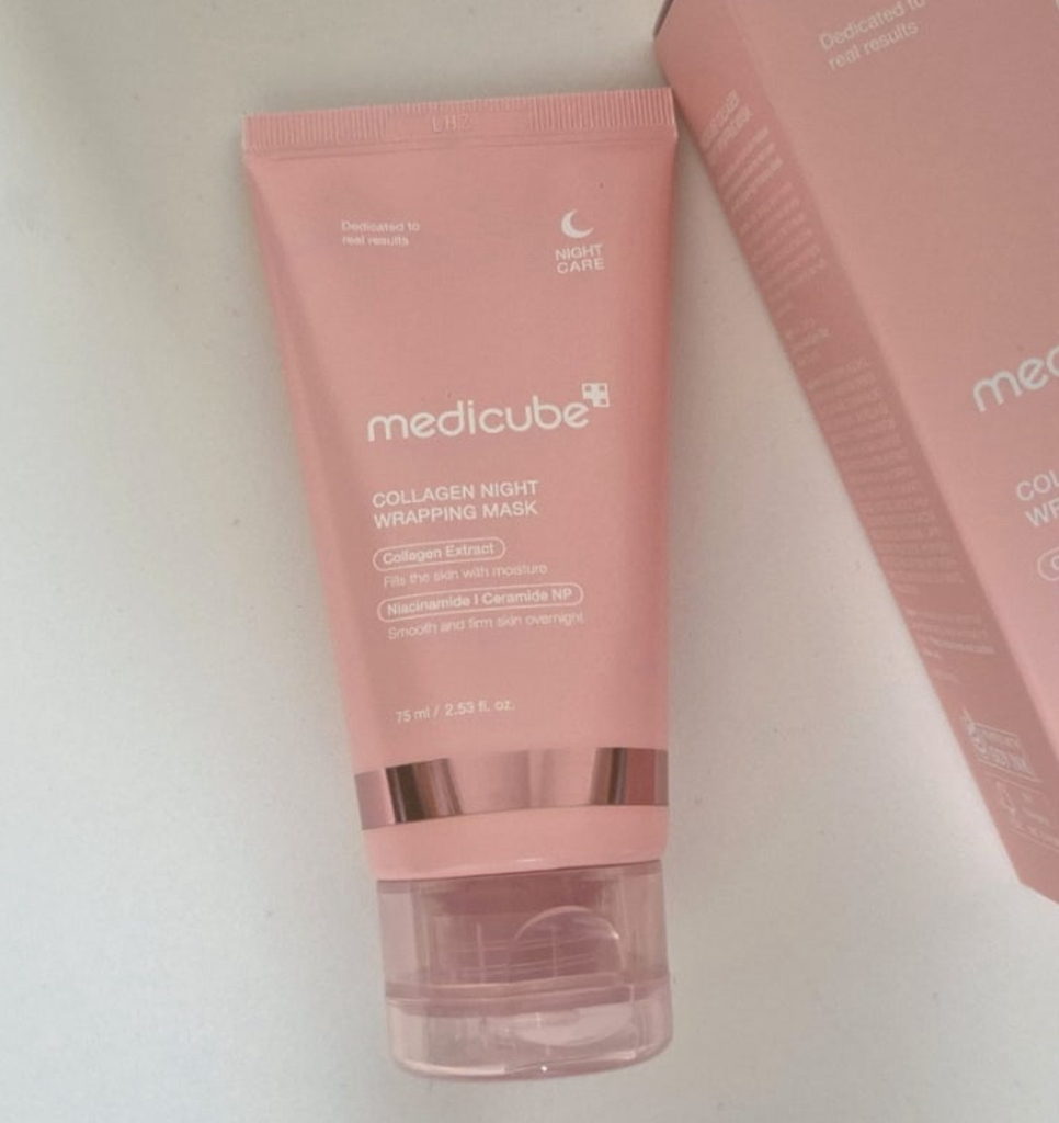 메디큐브 (medicube) 콜라겐 나이트 랩핑 마스크 review image