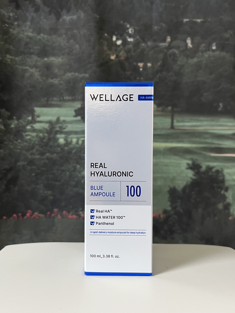 웰라쥬 (WELLAGE) 리얼 히알루로닉 블루 100 앰플 review image