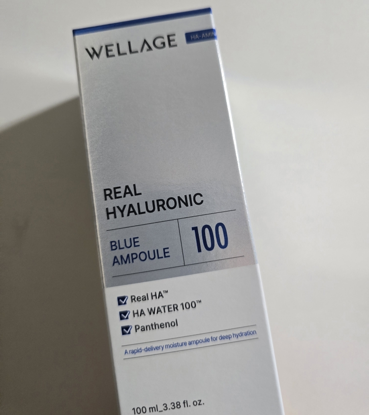 웰라쥬 (WELLAGE) 리얼 히알루로닉 블루 100 앰플 review image