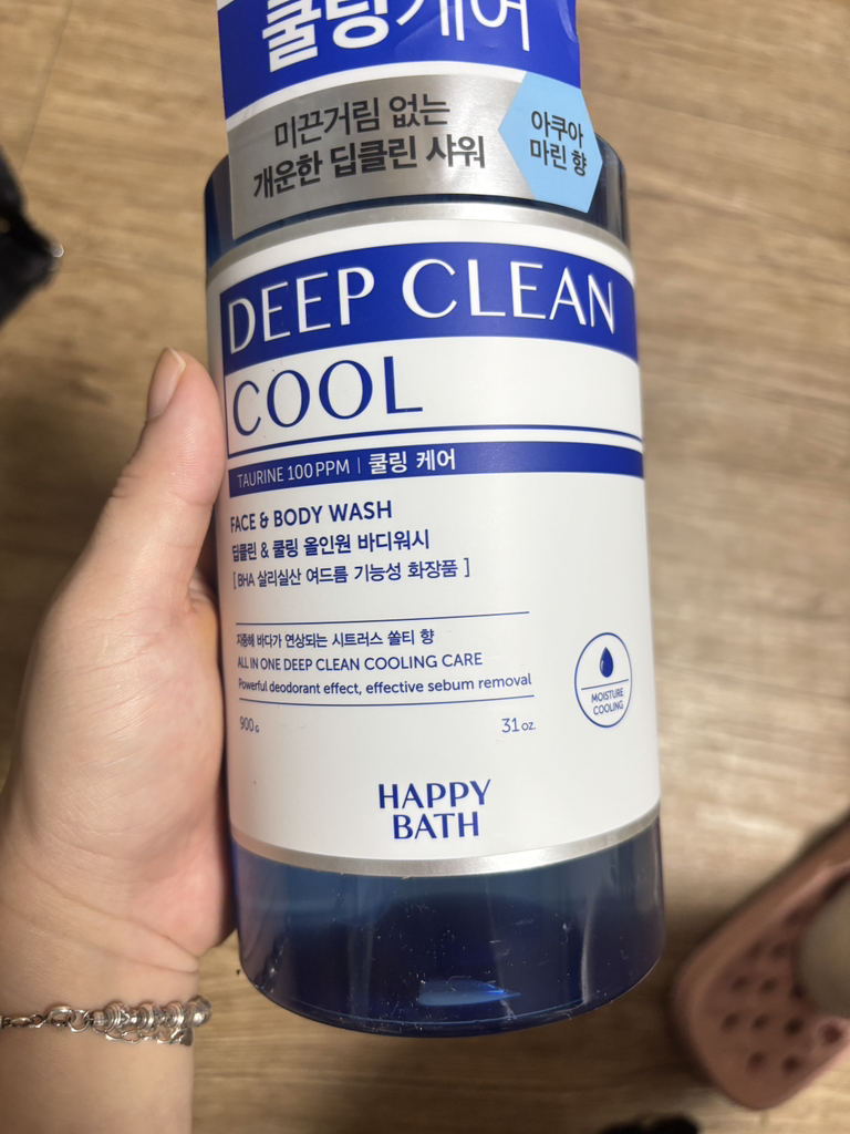 해피바스 (HAPPYBATH) 딥클린 바디워시 [쿨링케어] review image