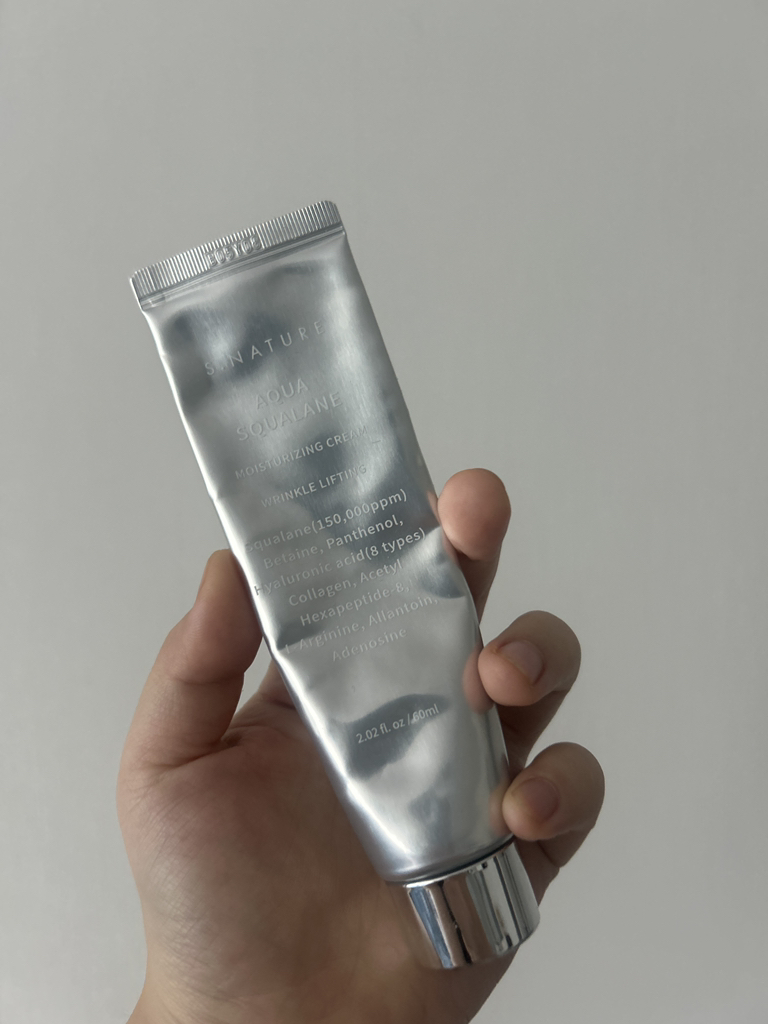 水库角鲨烷补水面霜的真实用户使用照片
