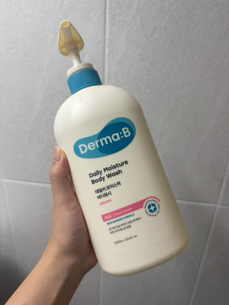 Derma:B 日常保湿沐浴露[清新桃子] common.review image