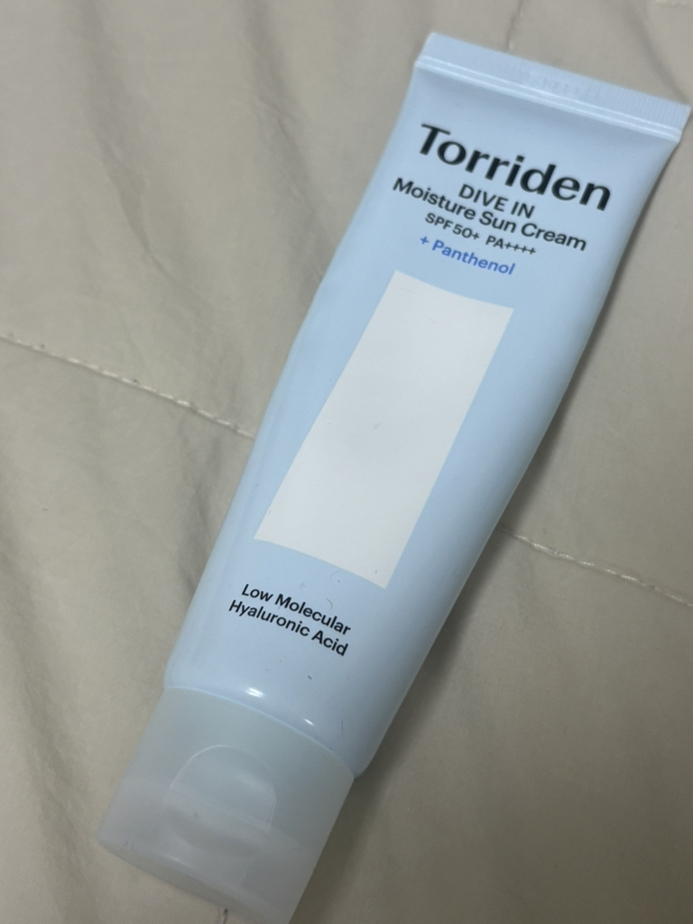 Torriden (桃瑞丹) 潜水水润保湿防晒霜 [SPF50+/PA++++] common.review image