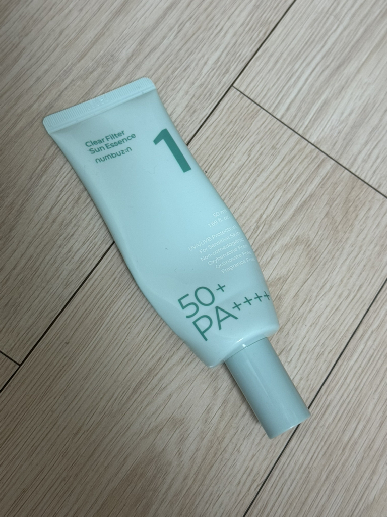 넘버즈인 (numbuzin) 1번 청초 진정맑은 물막선크림 [SPF50+/PA++++] review image