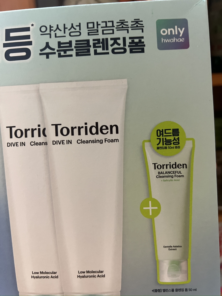 Torriden (桃瑞丹) 低分子玻尿酸弱酸性洗面奶 common.review image