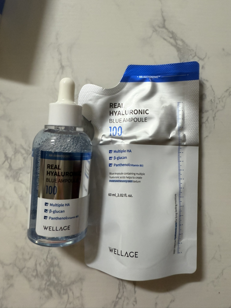 真正玻尿酸蓝色100安瓿的真实用户使用照片