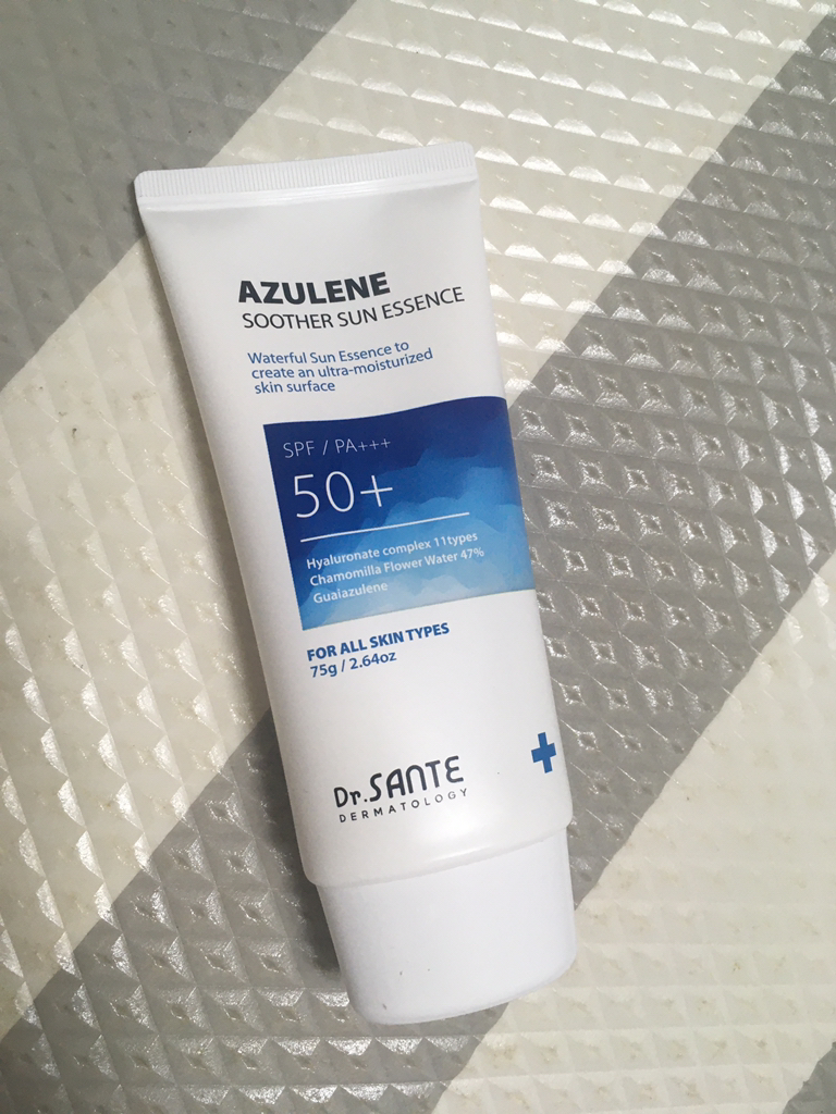 닥터상떼 (Dr.SANTE) 아줄렌 수더 선 에센스 [SPF50+/PA+++] review image