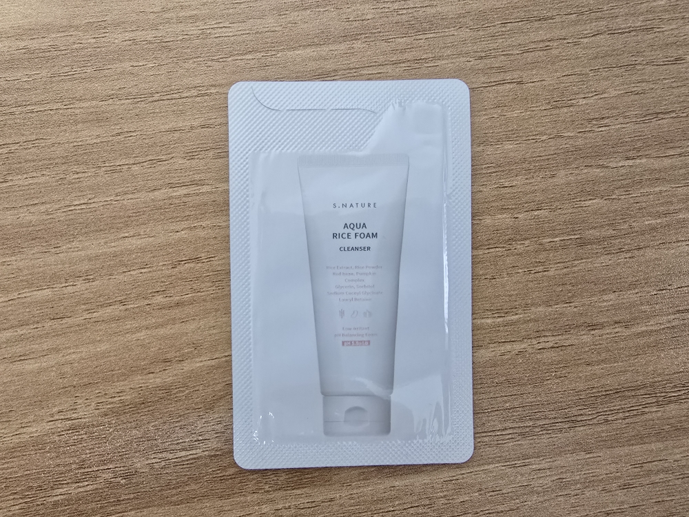 善自然水库大米弱酸性洗面奶的真实用户使用照片