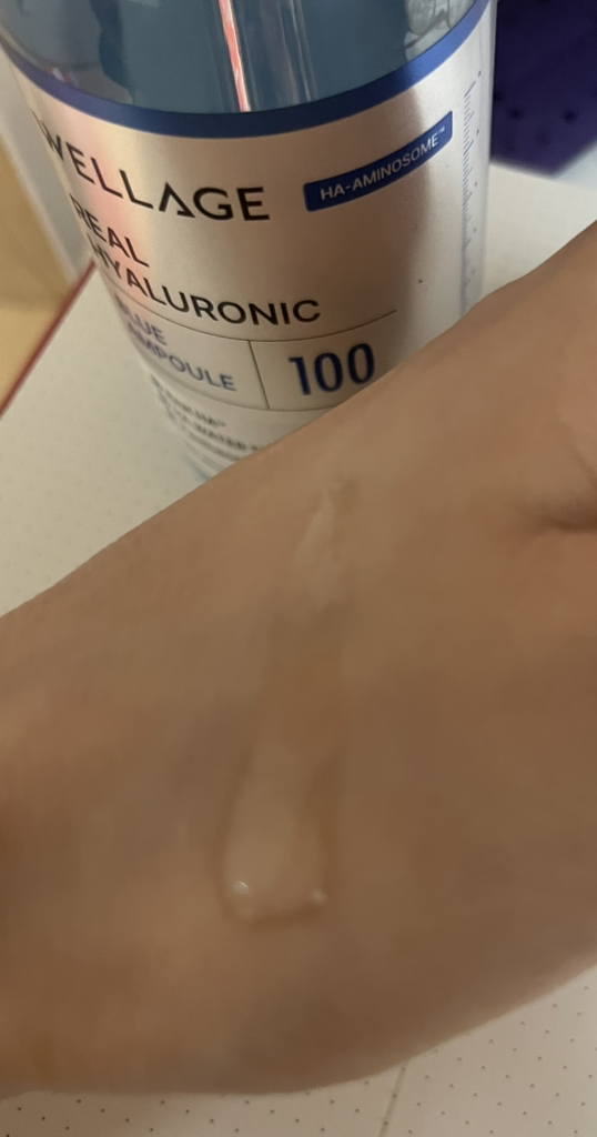 真正玻尿酸蓝色100安瓿的真实用户使用照片