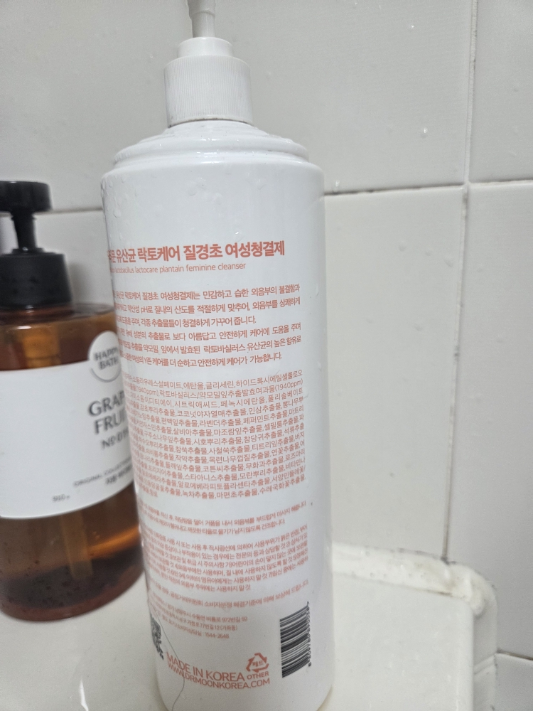 닥터문 (DR.MOON) 유산균 락토케어 질경초 여성청결제 review image