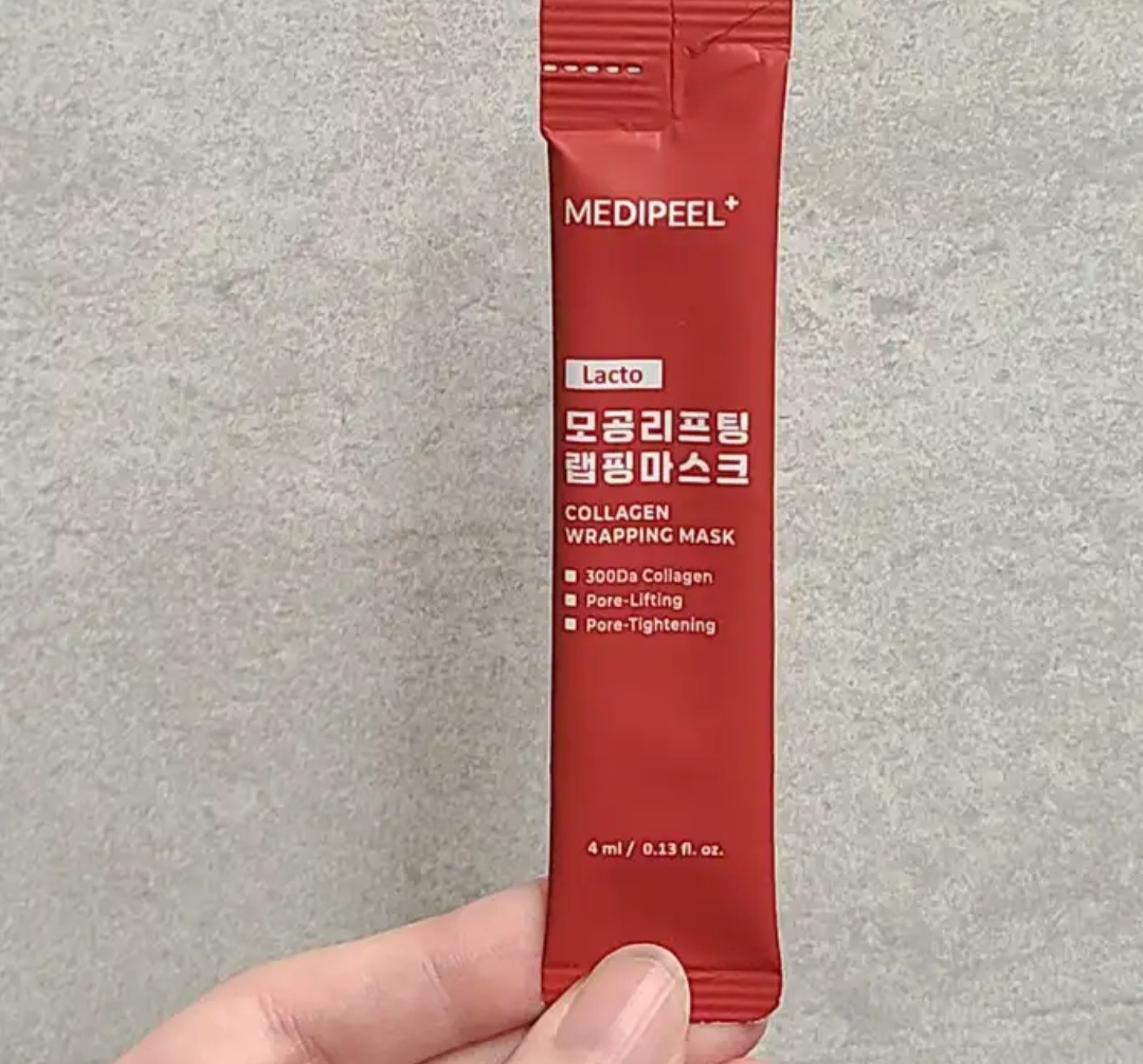 메디필 (MEDIPEEL) 락토 모공 리프팅 랩핑 마스크 review image