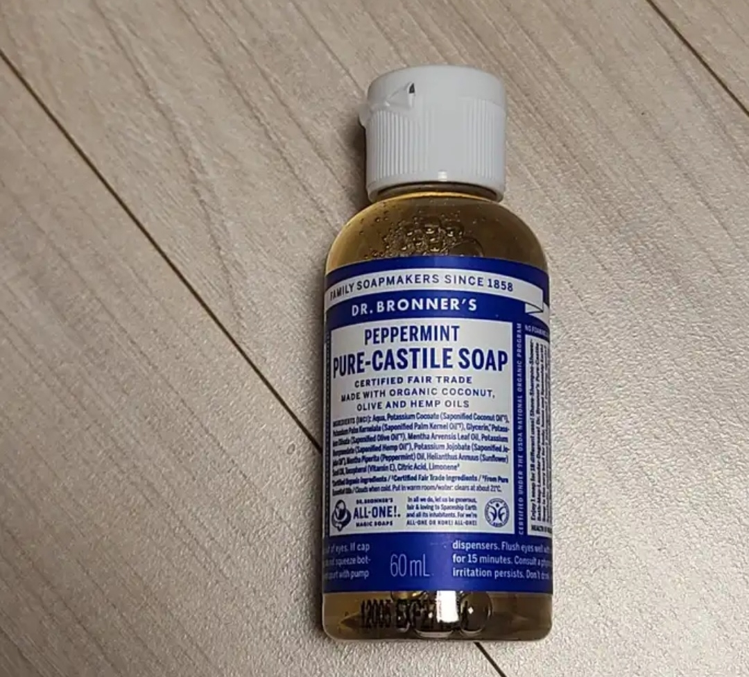 DR.BRONNER'S 纯正卡斯蒂尔皂[薄荷] common.review image