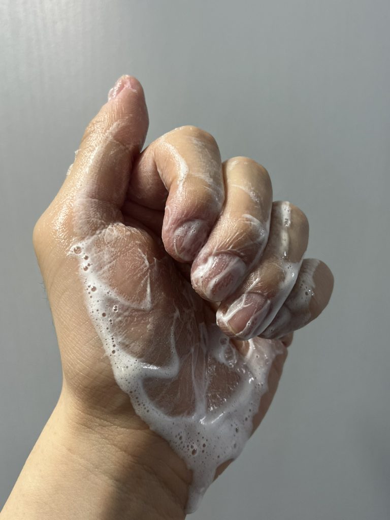 昆布安瓶洁面膏的真实用户使用照片