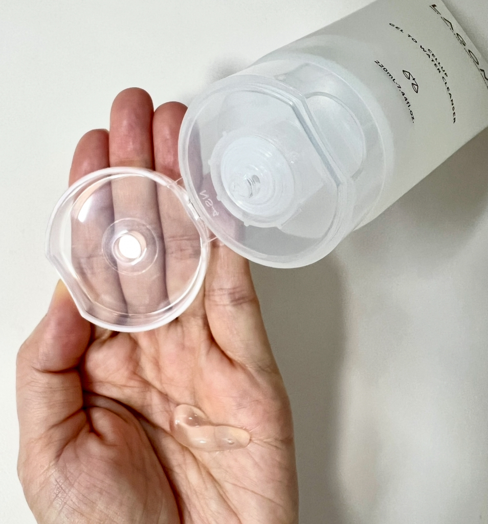 水凝洁面乳的真实用户使用照片