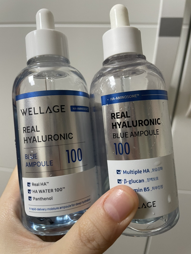 真正玻尿酸蓝色100安瓿的真实用户使用照片