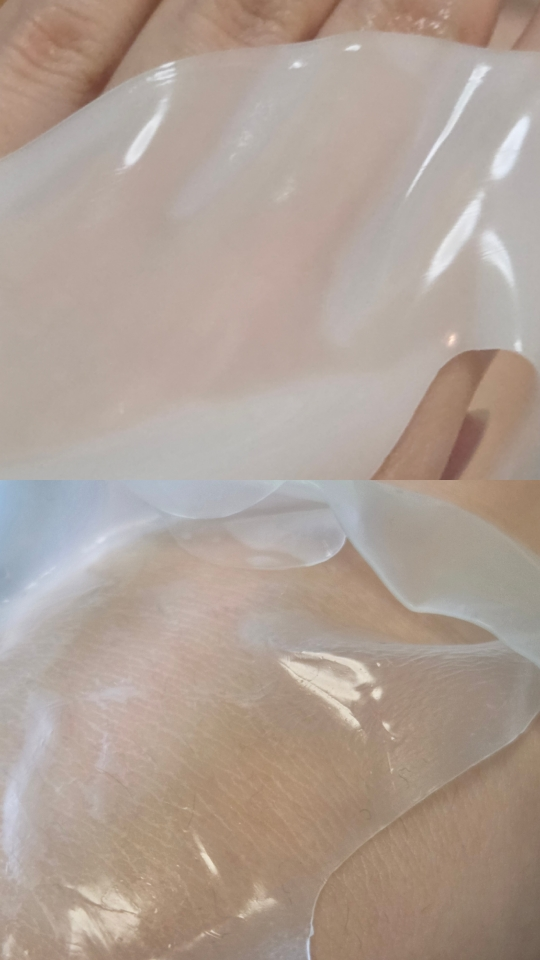 肽酚水分平衡凝胶面膜的真实用户使用照片