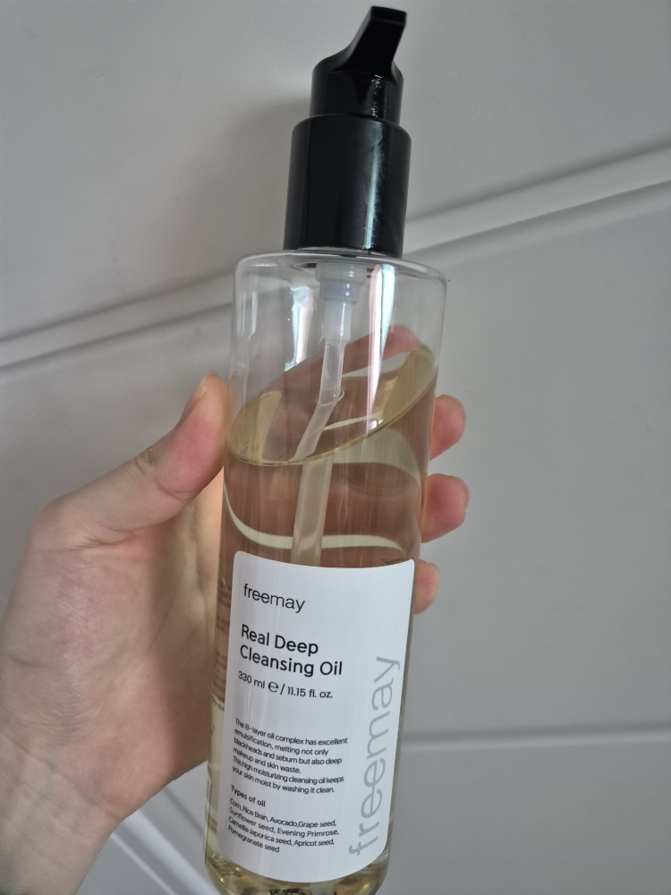 真正的深层清洁油的真实用户使用照片