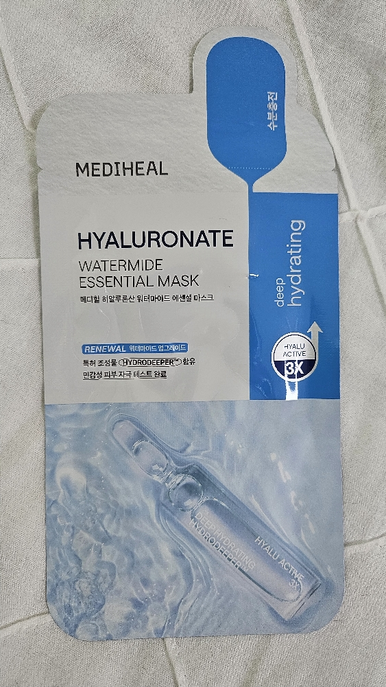 MEDIHEAL (美迪惠尔) 基本面膜[透明质酸水凝胶] common.review image