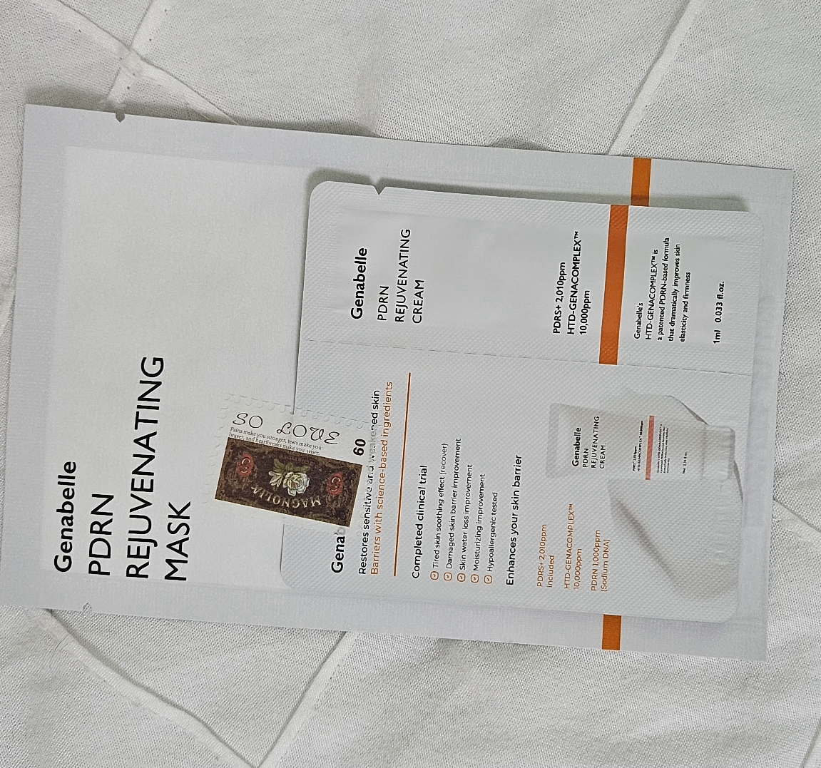 PDRN 再生面膜的真实用户使用照片
