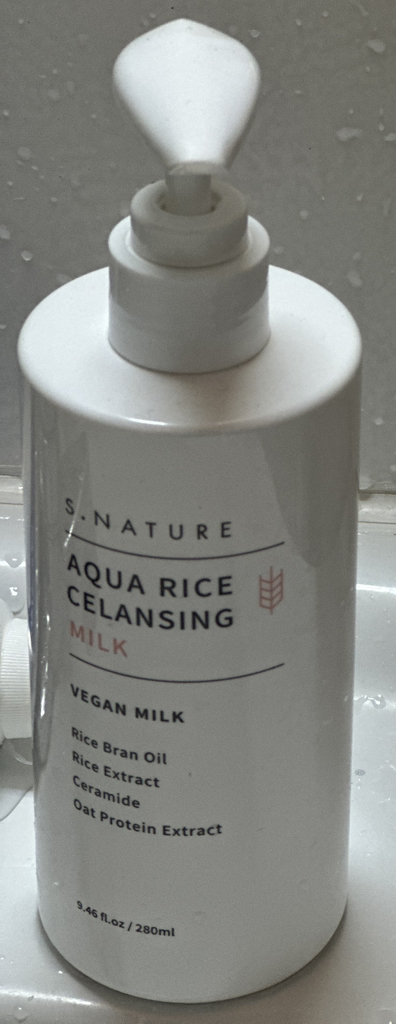 水米洁面乳的真实用户使用照片