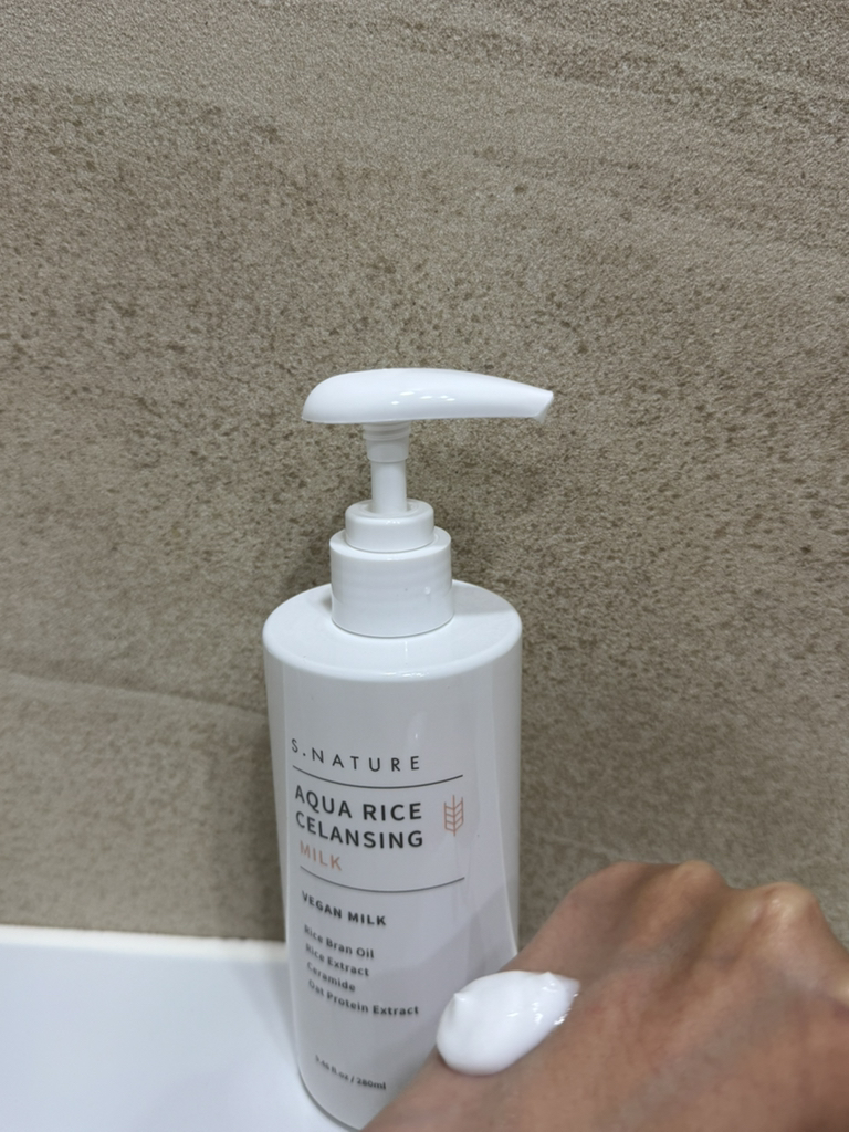 水米洁面乳的真实用户使用照片