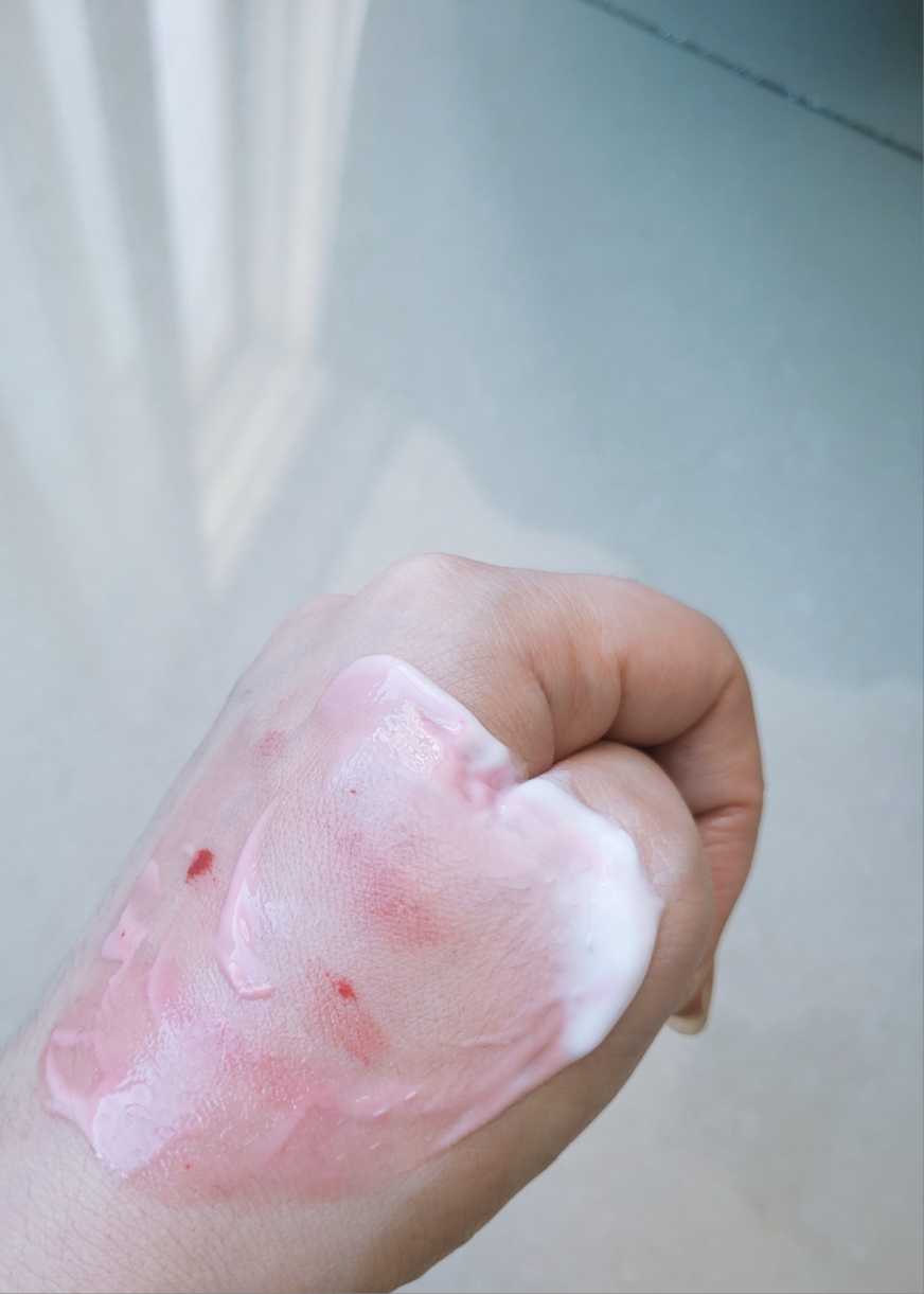 水米洁面乳的真实用户使用照片