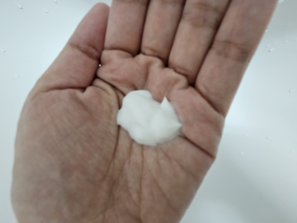 水米洁面乳的真实用户使用照片