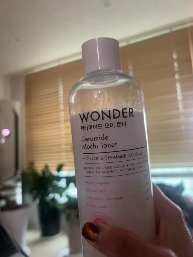 Wonder Ceramide Mochi Toner的真实用户使用照片