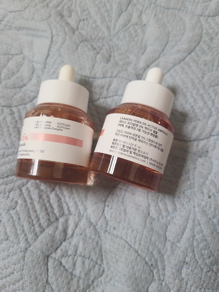 PDRN 5%活性安瓿的真实用户使用照片