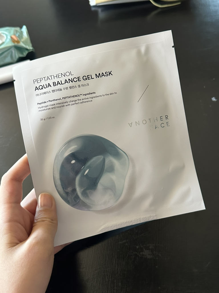 肽酚水分平衡凝胶面膜的真实用户使用照片