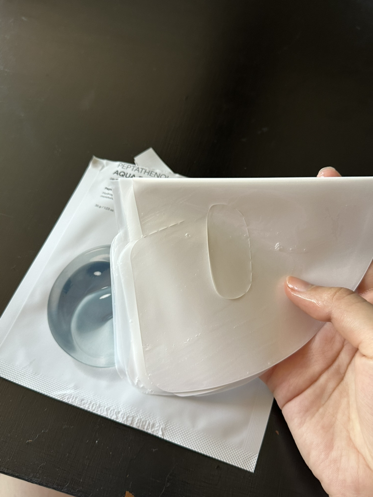 肽酚水分平衡凝胶面膜的真实用户使用照片