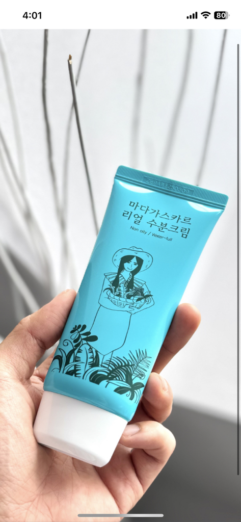 马达加斯加真实保湿霜的真实用户使用照片