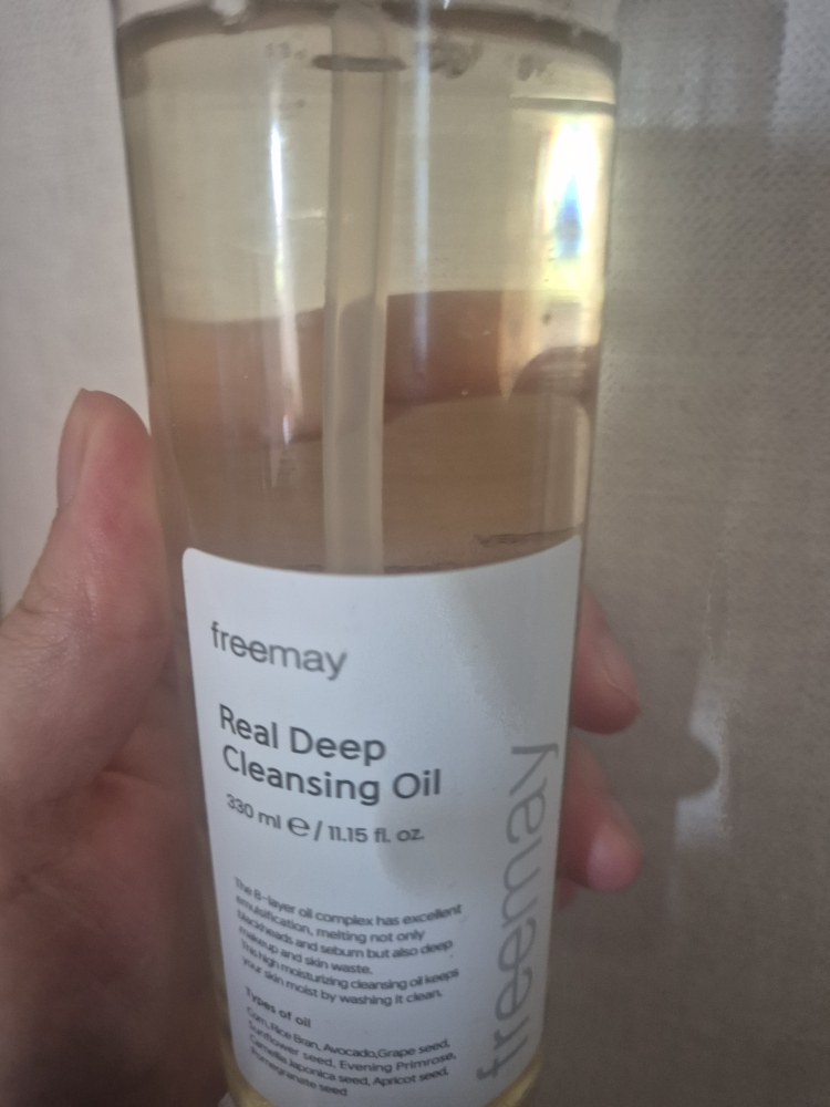 真正的深层清洁油的真实用户使用照片