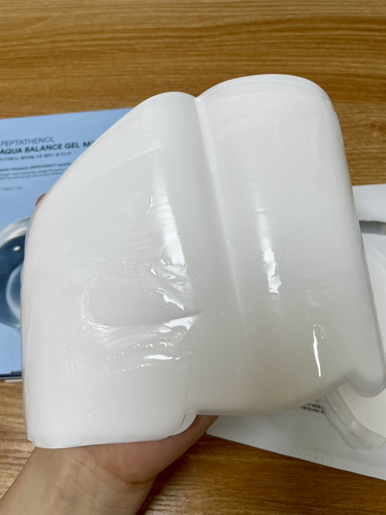 肽酚水分平衡凝胶面膜的真实用户使用照片