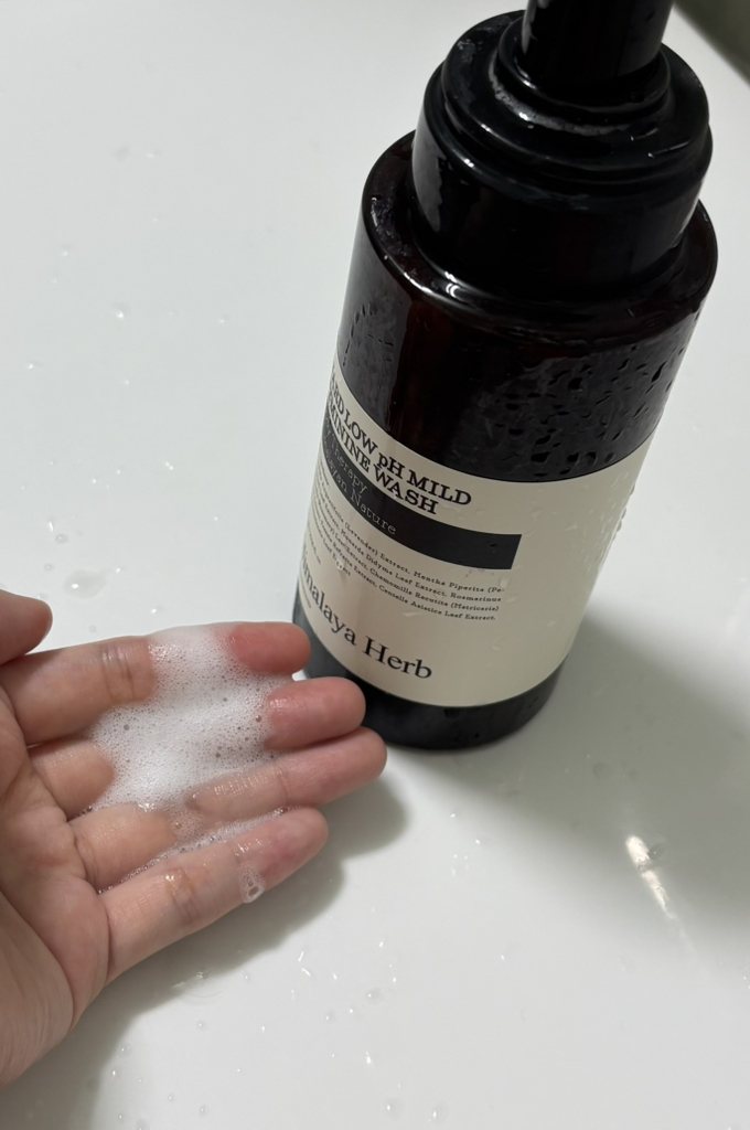 弱酸性女性私处护理清洁泡沫的真实用户使用照片