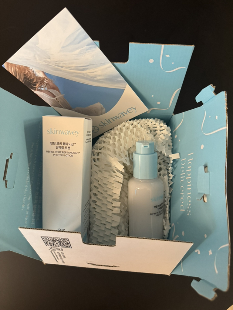 紧致毛孔肽酸™蛋白质乳液的真实用户使用照片