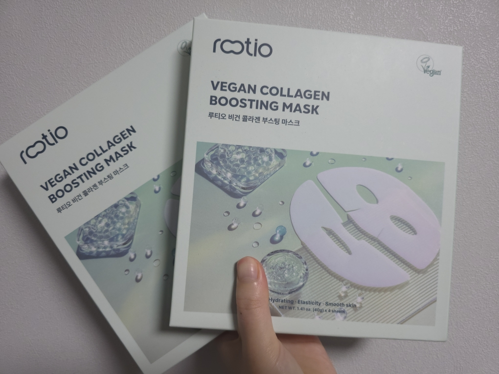 纯素胶原蛋白面膜的真实用户使用照片