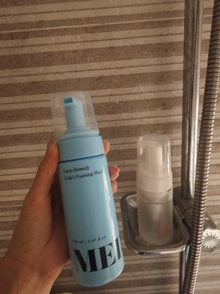 乳酸菌洗面奶的真实用户使用照片