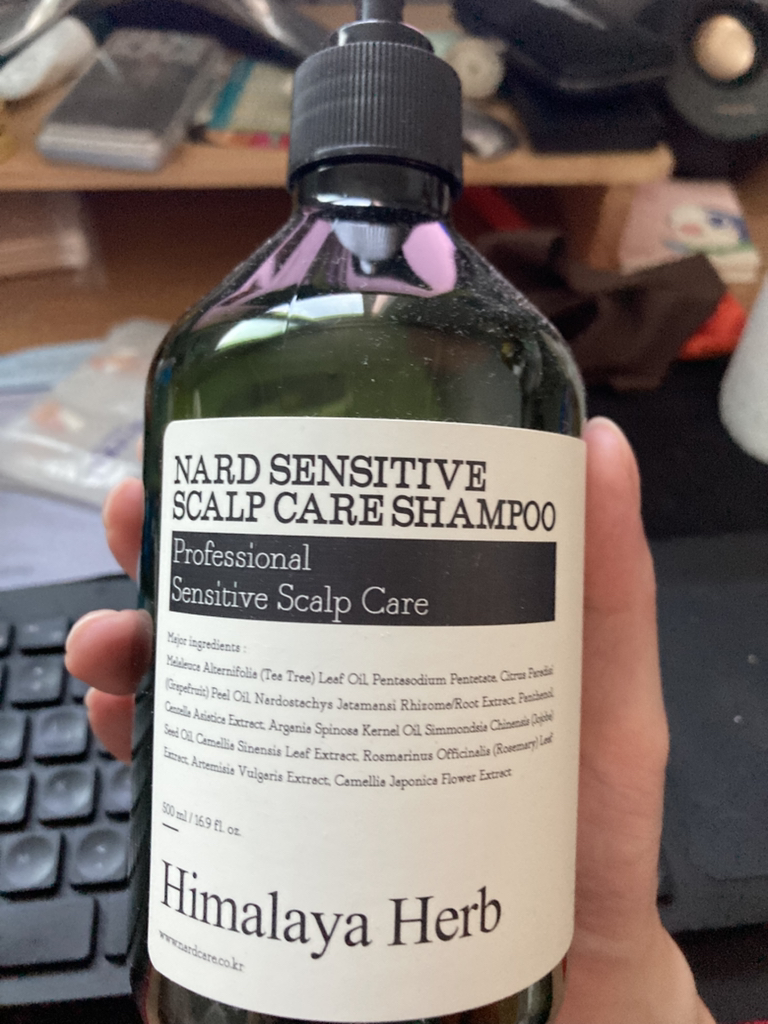 敏感性头皮护理洗发水的真实用户使用照片