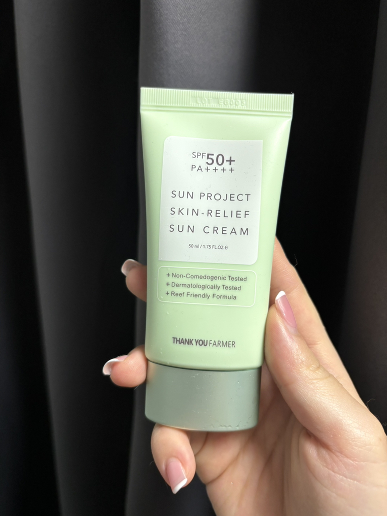 땡큐파머 (THANKYOUFARMER) 선 프로젝트 스킨 릴리프 선 크림 [SPF50+/PA++++] review image