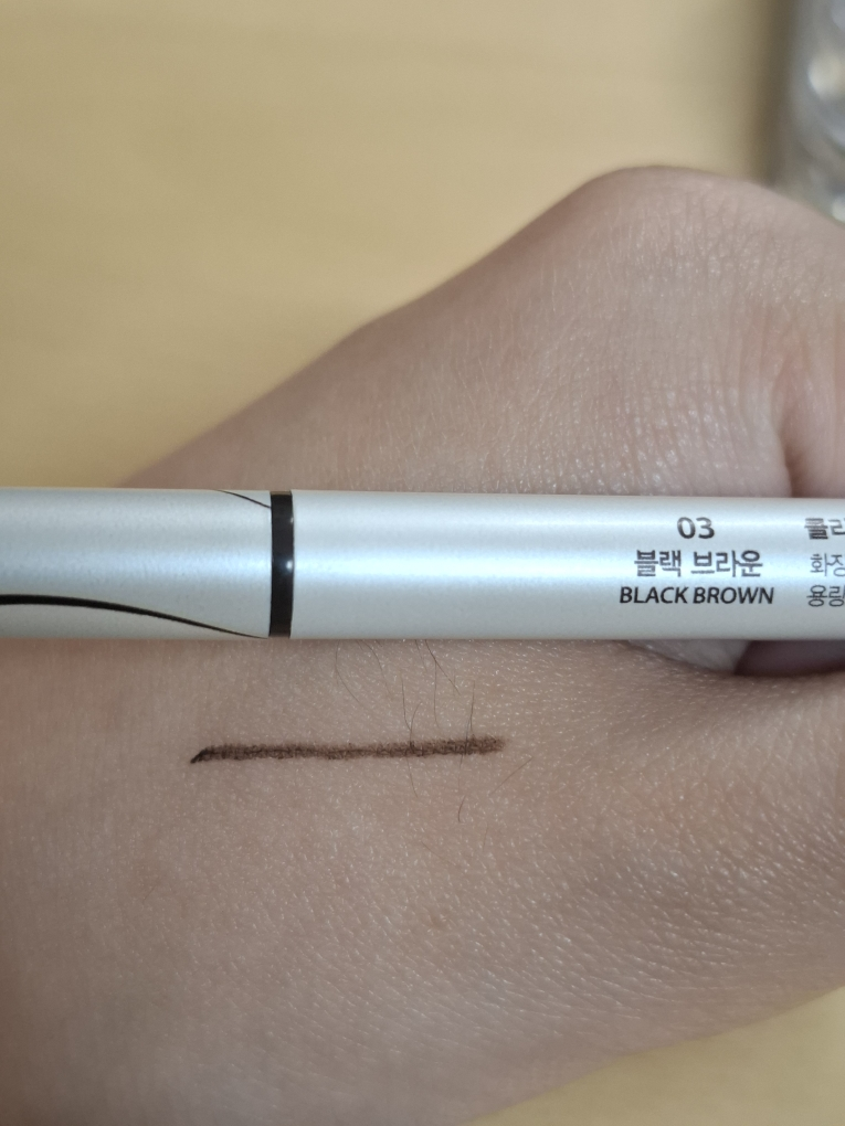 CLIO 锋利锯简易防水滑笔 [3 号黑褐色] [黑褐色 common.review image