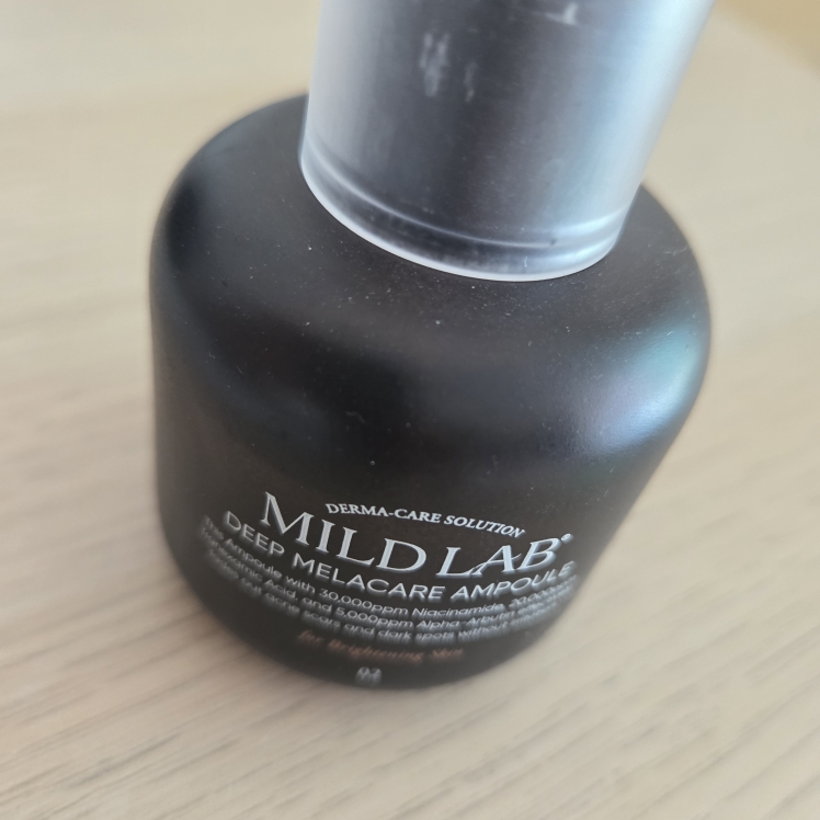 深层 Melacare 安瓿瓶的真实用户使用照片